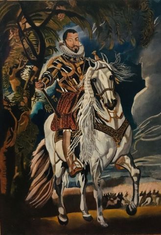 "Le Duc du Lerna au cheval"